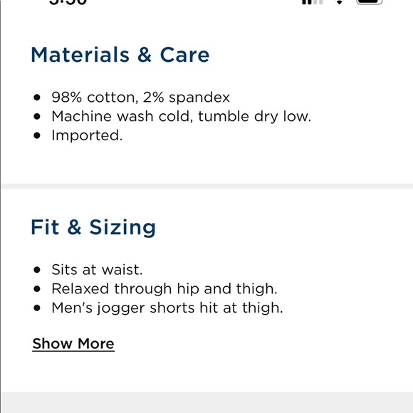 NWT jogger shorts - Picture 4 of 5